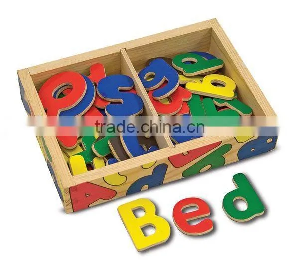 Colorful Wooden Letters for Kid(Wood Craft in Laser-cutting & Engraving)