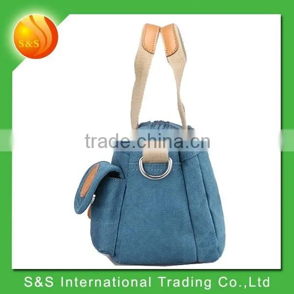 2015 New Product Canvas Ladies Handbag Manufacturers photo-2