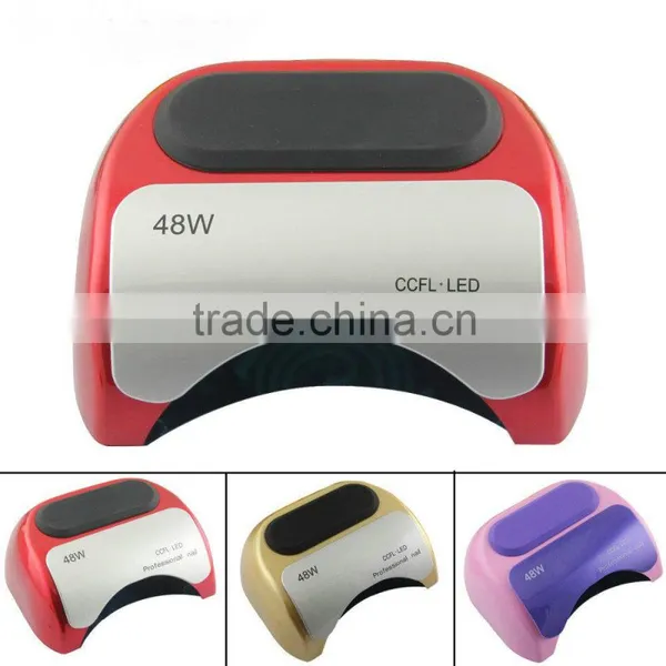 Professional led uv lamp 48w for Polish Gel Curing Nail tools automatic hand sensor EU AU US UK plug