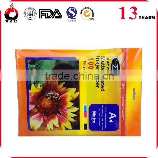 Custom Printing Plastic Resealable Header Self-adhesive Opp Bag photo-2