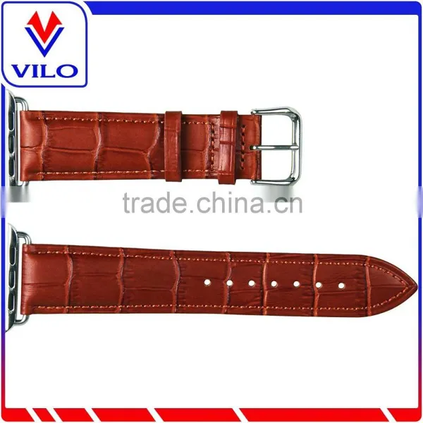 Genuine Leather IWatch Band Strap+Classic Metal Buckle for Apple Watch 38mm/42mm photo-4