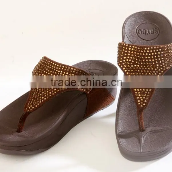Fashion Shoes Woman Fipflop Wedge Heel photo-5