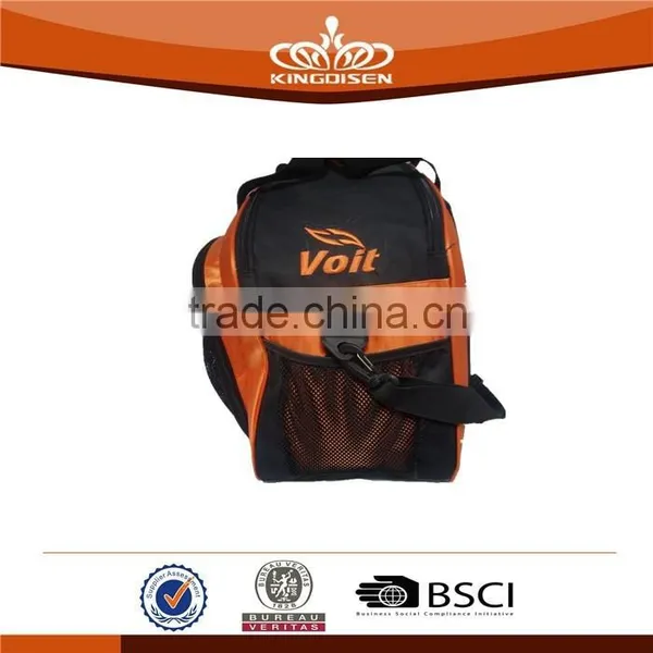 2015 New Design Orange Black Nylon Travel Bag photo-6