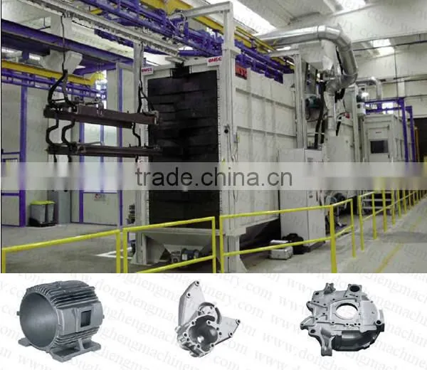 Hanger Pass Through Type Continuous Shot Blasting Machine photo-3