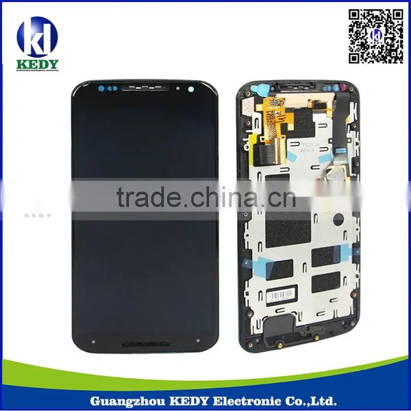 Original LCD With Touch Screen Digitizer Assembly For Motorola Moto X2 2014 Xt1097 Display With Frame photo-4