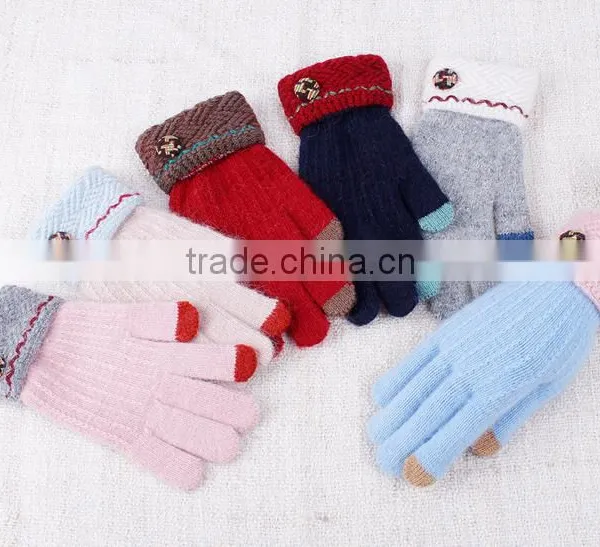 Hot Christmas Gift For Girlfriend Cute Design Touch Screen Gloves For All Smart Devices