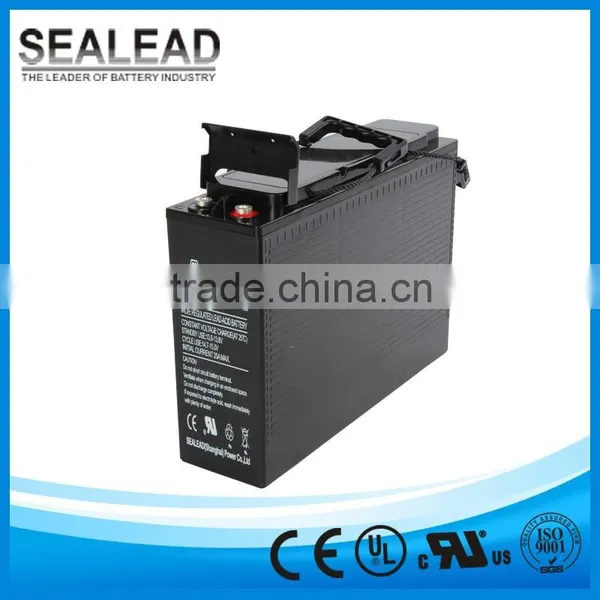 VRLA 12v 100ah batteries for wind system front terminal battery