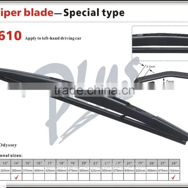 Wiper Blade Manufacturer Japanese Car Accessories Hybrid Wiper Blade photo-2