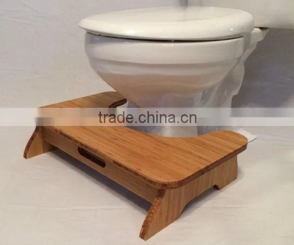 Bamboo Potty Stool Toilet Step Stool photo-2