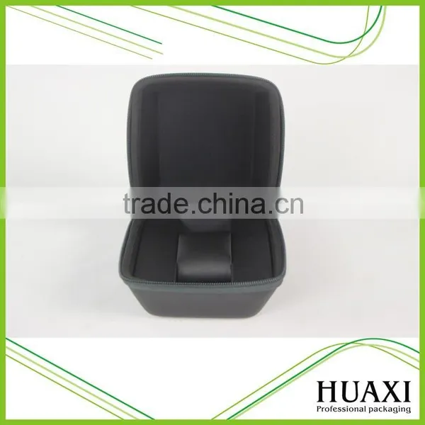 Custom Made Black PVC Watch Case Traveling Watch Box With Zipper photo-3