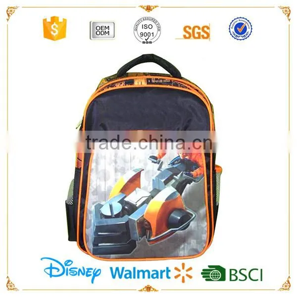 3D Design Pvc Printing Cartoon Boy's School Bags