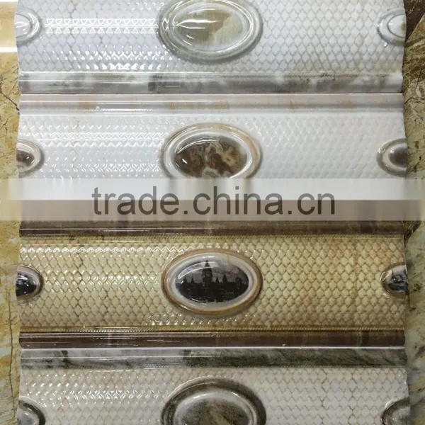 100x300mm China Factory Cheap Relief Algeria Ceramic Border Tiles photo-3