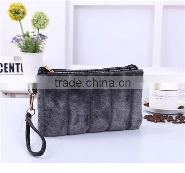 Online Wholesale Shop Multicolor Faux Fur Handbag