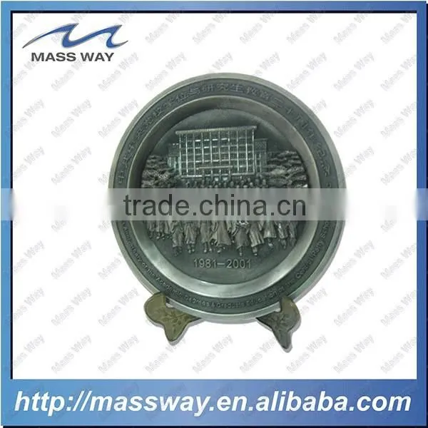 Custommized Souvenir 3D Metal Engraved Commemorative Plates photo-4