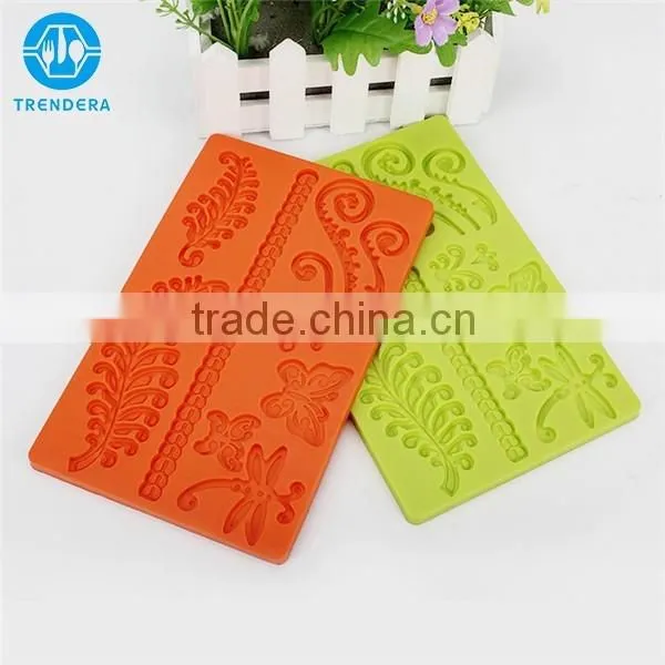 Beautiful Flower Leaf Shaped Silicone Decorating Cake Tools photo-5