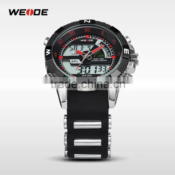 European Style LCD Men Sport Watch With Free Beautiful Gift Box 2015 Weide Watch WH1104 photo-4