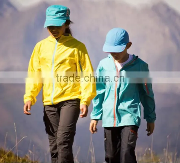 Boys & Girls Unisex Outwear Suntan-proof Wear UV-protection Wear Breathable Windbreaker Red photo-4