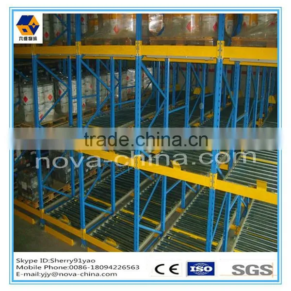 Gravity Pallet Storage Racking for Heavy Duty Pallet Racking