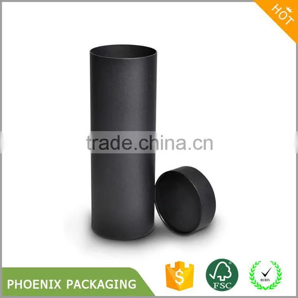 Custom Round Tube Cardboard Cylinder Paper Wine Gift Box Wholesale photo-2