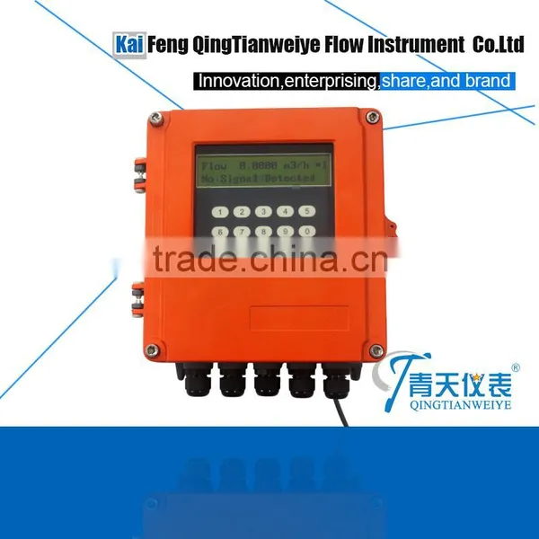 Wall Mounted Toilet Water Clamp on Sensor Ultrasonic Flow Meter photo-3