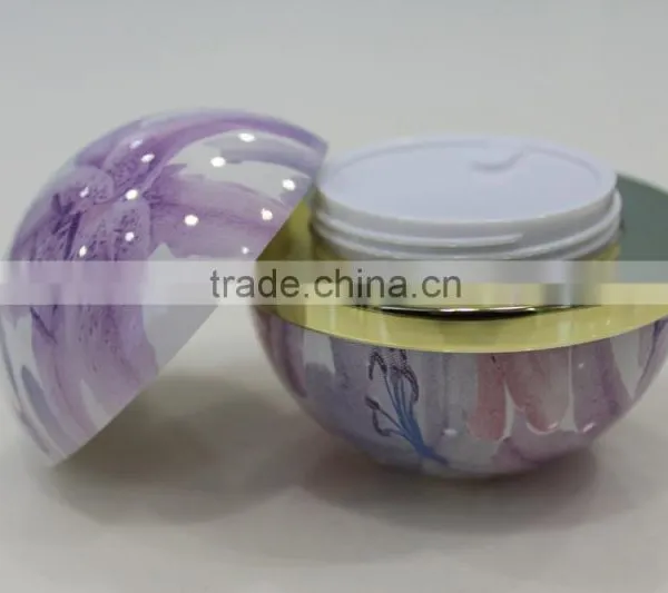 Hot Sell Ball Shaped Acrylic Cosmetic Jar for Cream photo-2