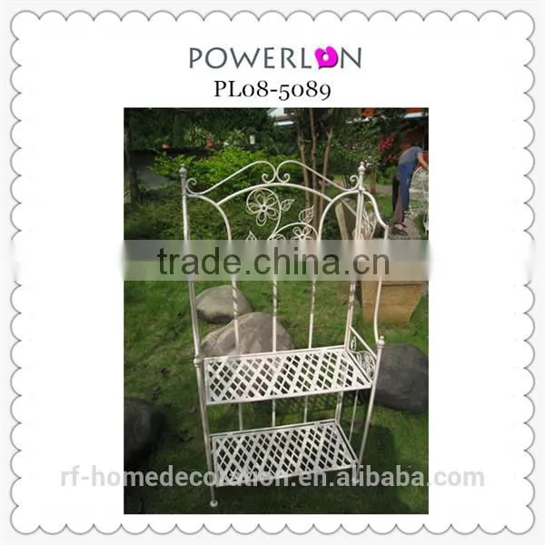 Vintage European French Style Metal Shoe Rack
