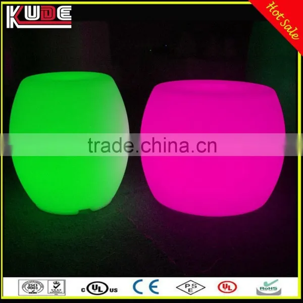 Flash Colors Changing LED Bar Stool/Drum Stool For Outdoor Party Used photo-2