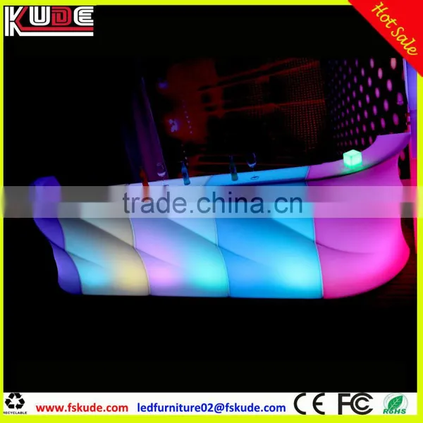 Nightclub Light up Plastic Bar Table Counter With Colors Changing photo-4