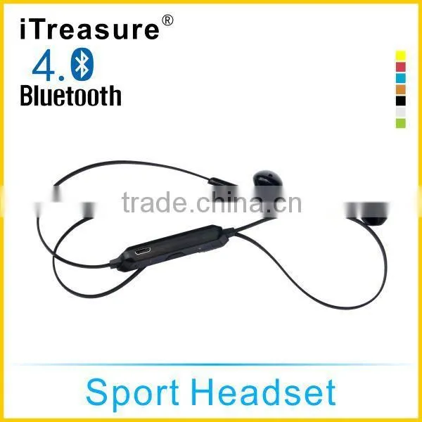 Noise Cancelling Function and Mobile Phone Use Sport Bluetooth Headset, Bluetooth Version 4.1