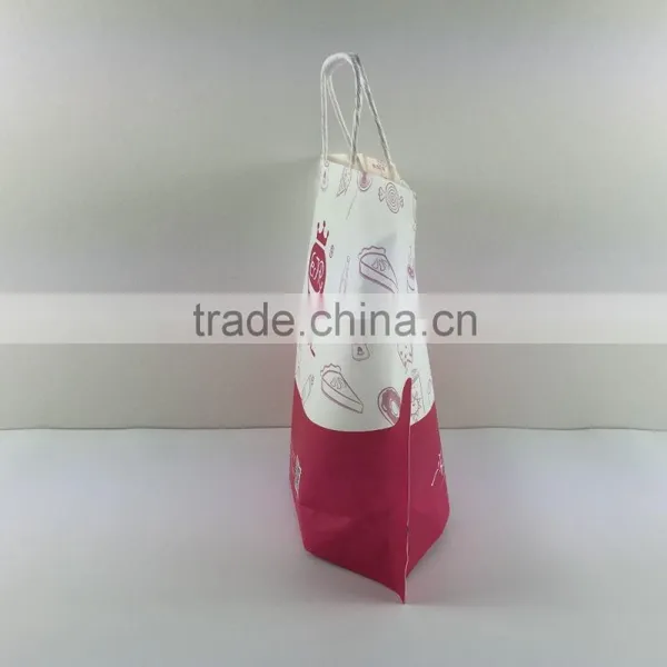 New White Kraft Paper Bag,easy Bags With Twisted Handles, European Quality and Chinese Price photo-3