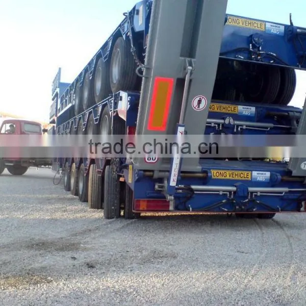Manufacturer Shengrun Best-selling 40t-120t 3 Axles Low Bed Trailer ,3 Axles Low Bed Trailer (lowboy Semi Trailer 120t Capacity photo-3