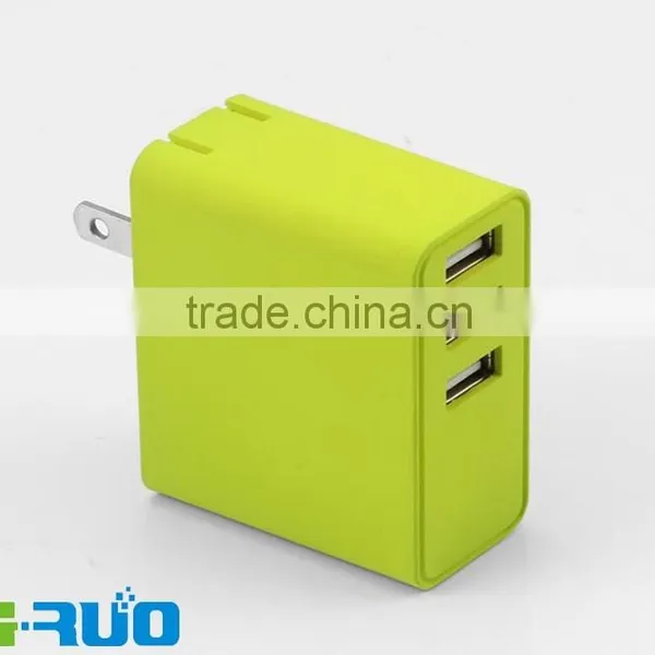 High Quality Three 3 USB Ports Wall Charger for Tablet Pc, Mobile Iphone, Ipad, and Samsung Galaxy With 5V 3.4A Output photo-3