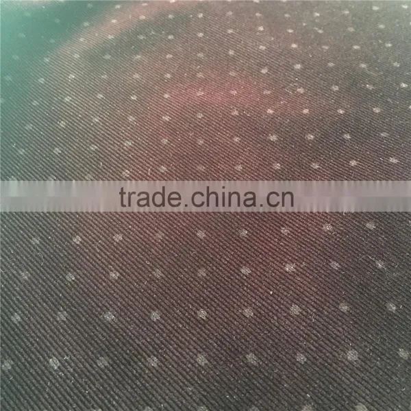 China Suppliers Stripe Flocking Printing Cloth Fabric