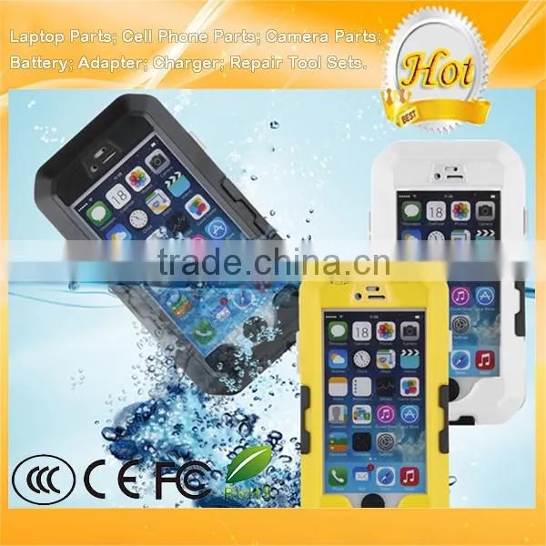 360 Degree Rotatable Bicycle Waterproof Case for IPhone 6 6S Case Yellow photo-4