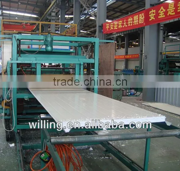 sandwich panel machine for prefab roofing panel