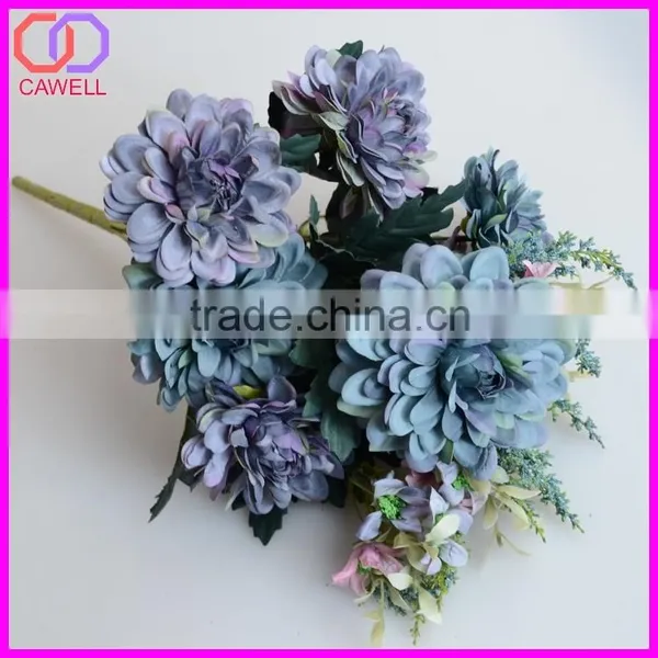 10 Heads Bush Marigold Flower Wholesale Artificial Flowers photo-3