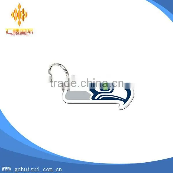 Wholesales Custom Round Gold Metal Keychain photo-2