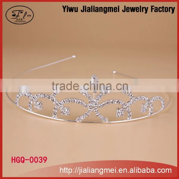 Hot Selling Queen Hair Tiara/ Crown Wedding Bridal Hair Accessory