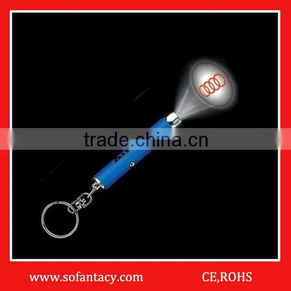 2016 Promotional Gift Led Projector Flashlight,light up Projector Keychain With Customzied Projector photo-3