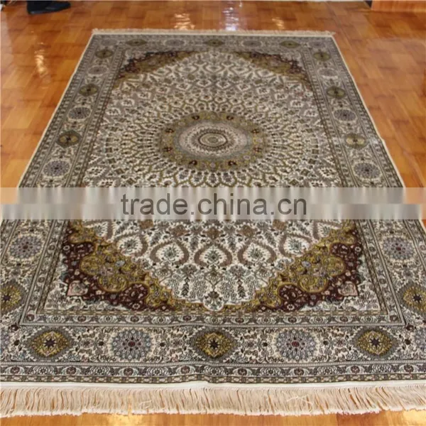 5x8ft Geometric Area Rugs Golden Sunflower Designs Silk Rug