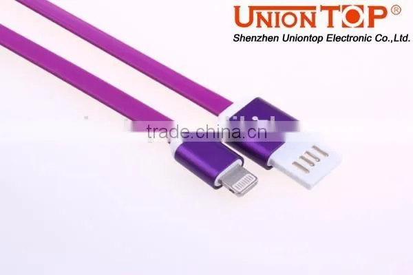 Wholesale 2 in 1 Two Sided USB 2.0 AM to 8pin Dock USB Sync Charger Cable IP5 IP6 USB Cable photo-5