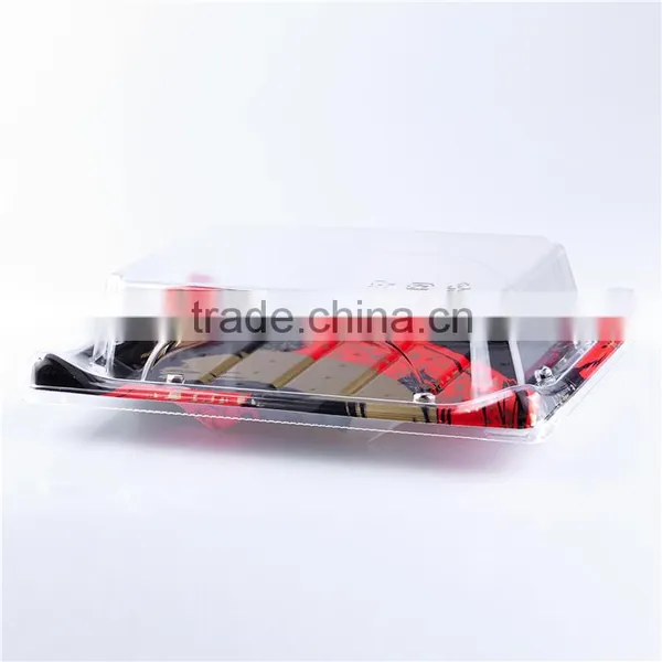 SM1-1205RD Custom Disposable Plastic Food Packaging Containers With OPS Cover photo-2