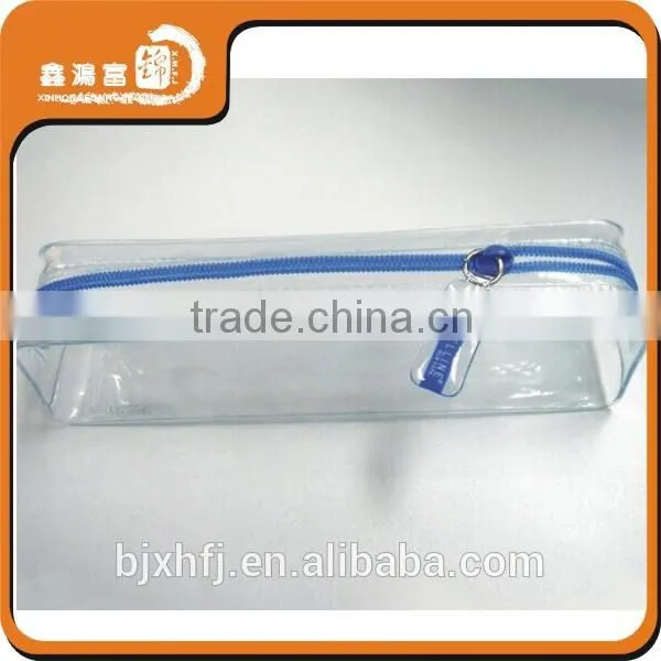 Custom High Quality Transparent Pvc Bag With Zipper Puller