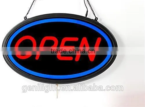 23*14 Inch High Quality Store Led Open Sign Board/oval Led Open Sign photo-3