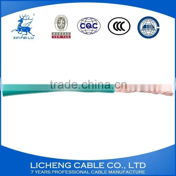 Copper Core Green PVC Insulated Flexible Electrical Wire and Cable -BVR(6mm2) photo-3