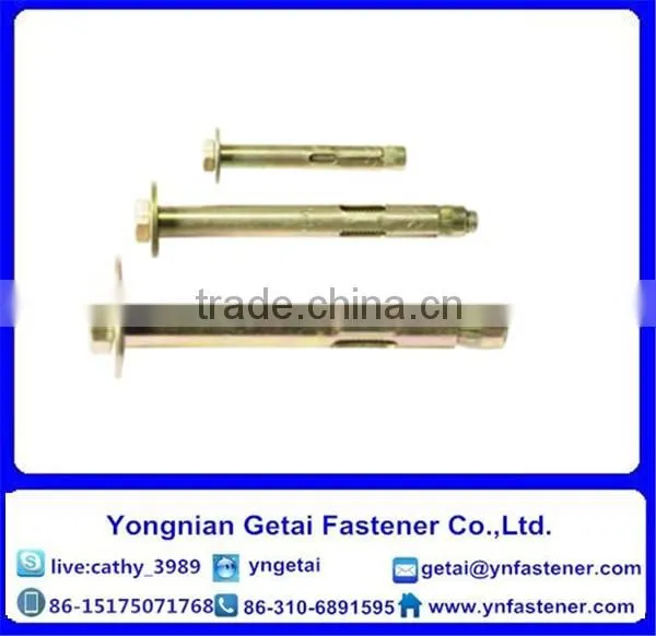 Zinc Yellow Hex Bolt Sleeve Anchor photo-3