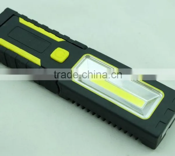 4Led + COB Spot Working Light , Pocket Mini Working Light With Magnetic ,3*AAAhanding Wokring Light,Convertible Angle Working photo-2