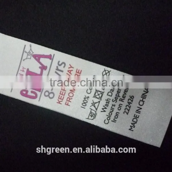 Printing Clothing Label,washable Printing Garment Tag photo-4