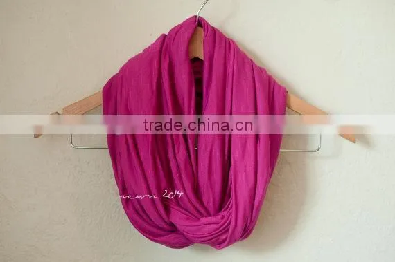 China Supplier Organic Bamboo Spandex Super Soft Fashionable Nursing Scarf photo-3