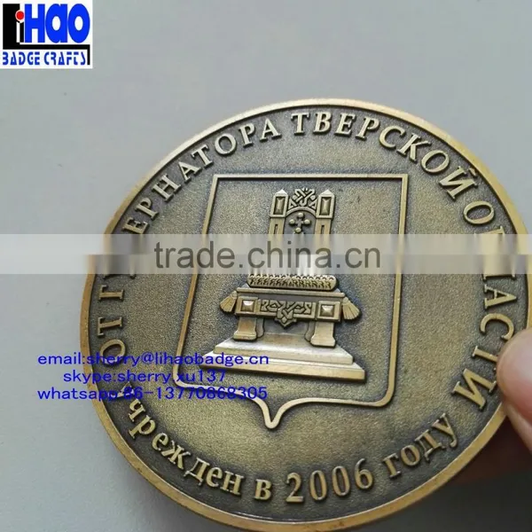 Custom 3D Antique Plating Coin Souvenir Coin,Metal Commemorative Coins,antique Souvenir Coin photo-2